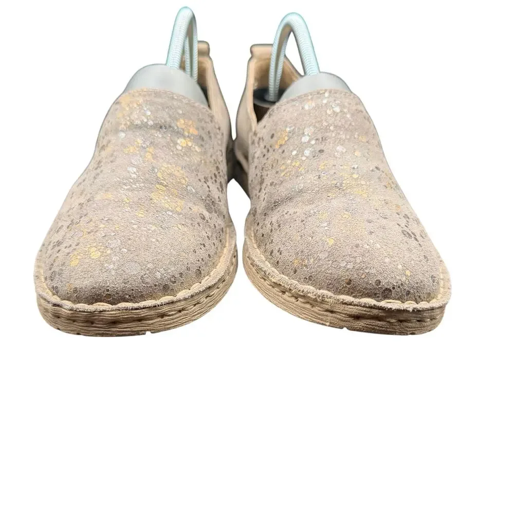 Josef Seibel EU 37 US 6.5 Taupe Suede Slip On Comfort Shoes